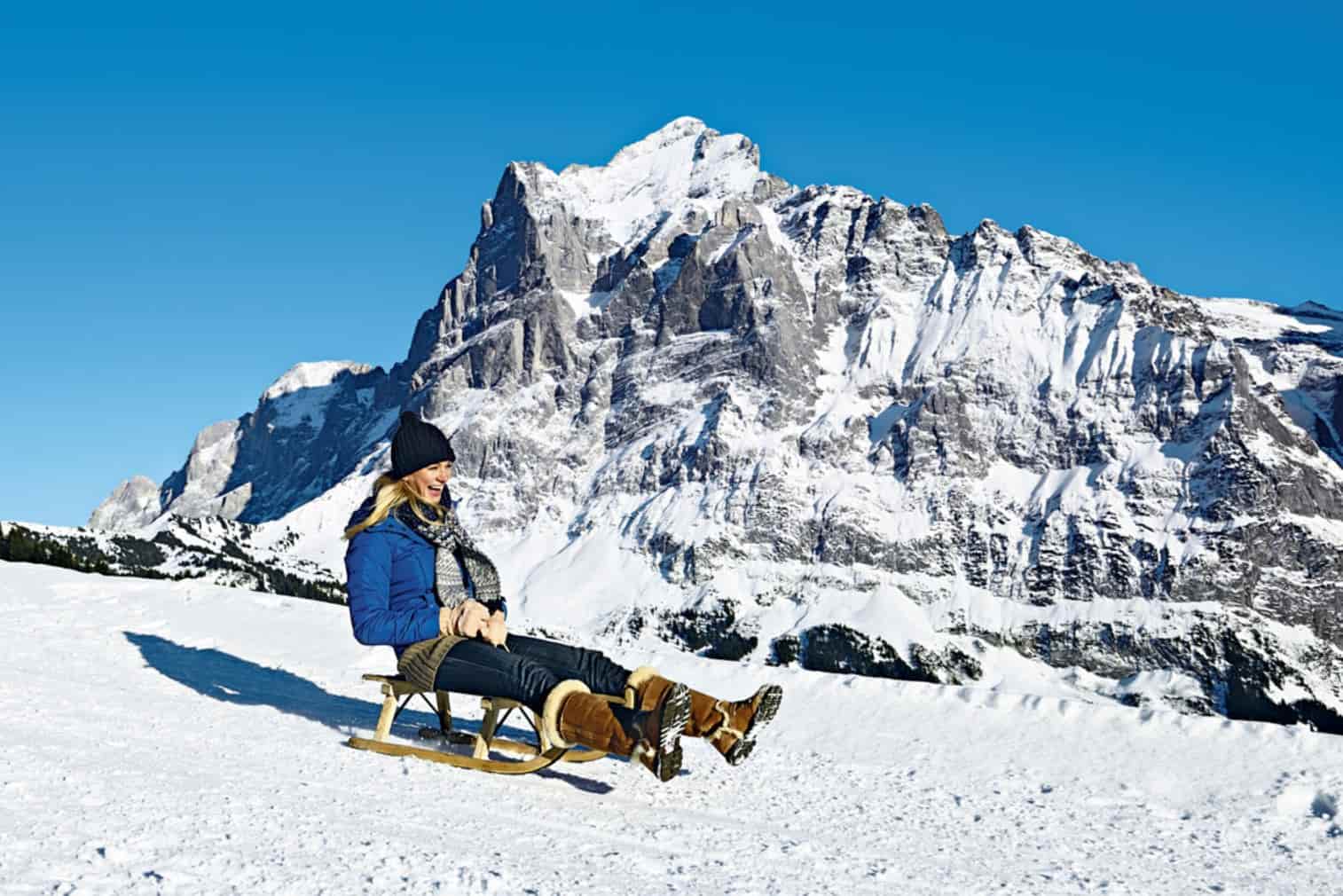 Grindelwald neve Suíça