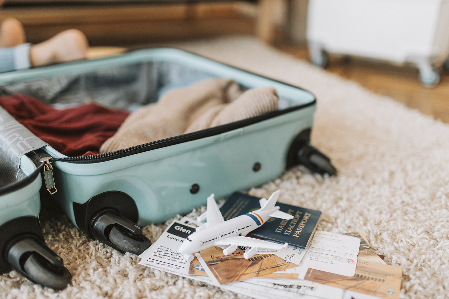 Organização mala viagem