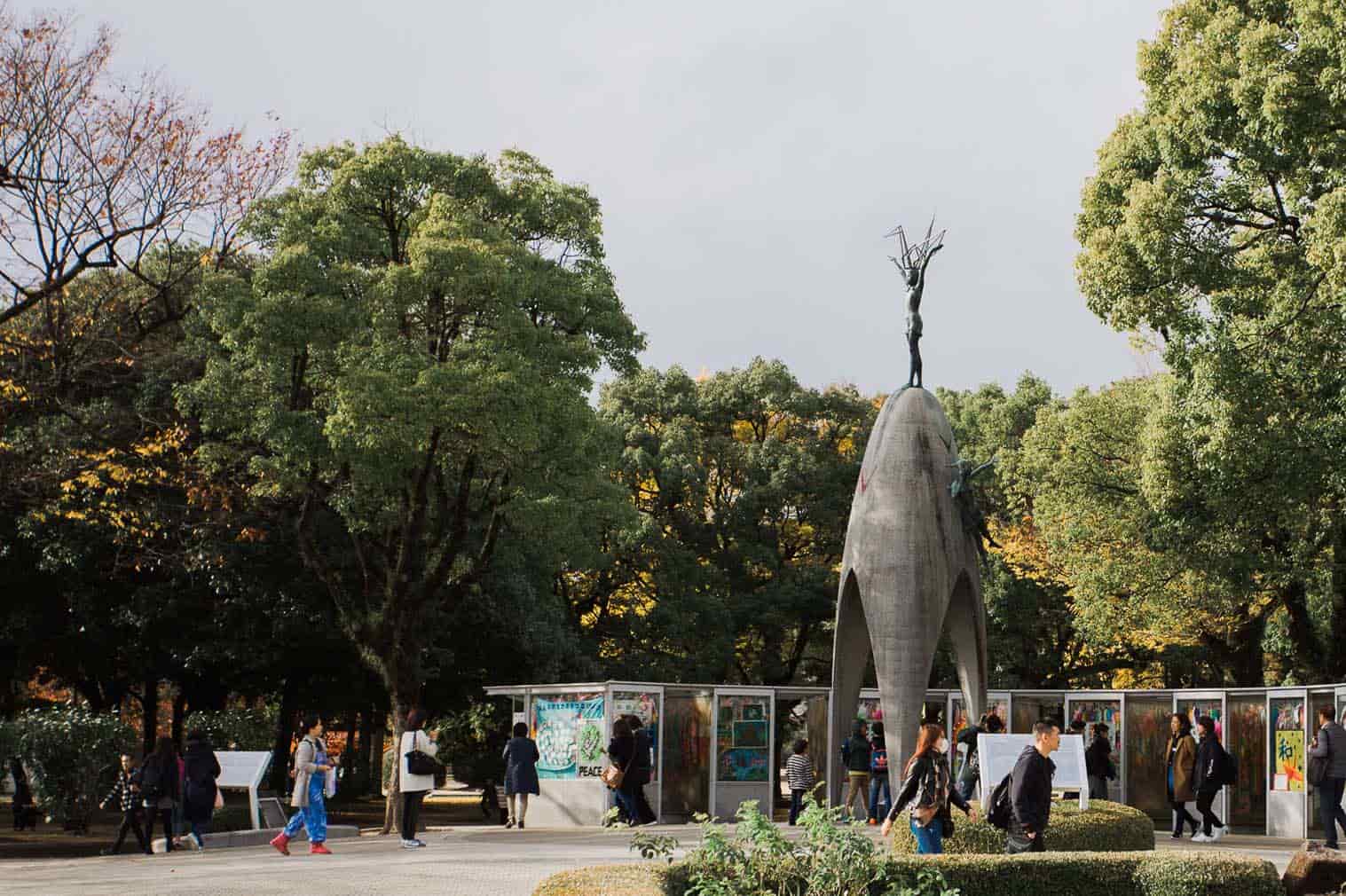Visitando Hiroshima Fiero Próximo Embarque Japão