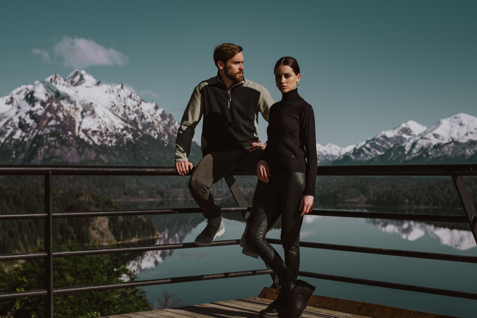 camada intermediária para o frio e neve