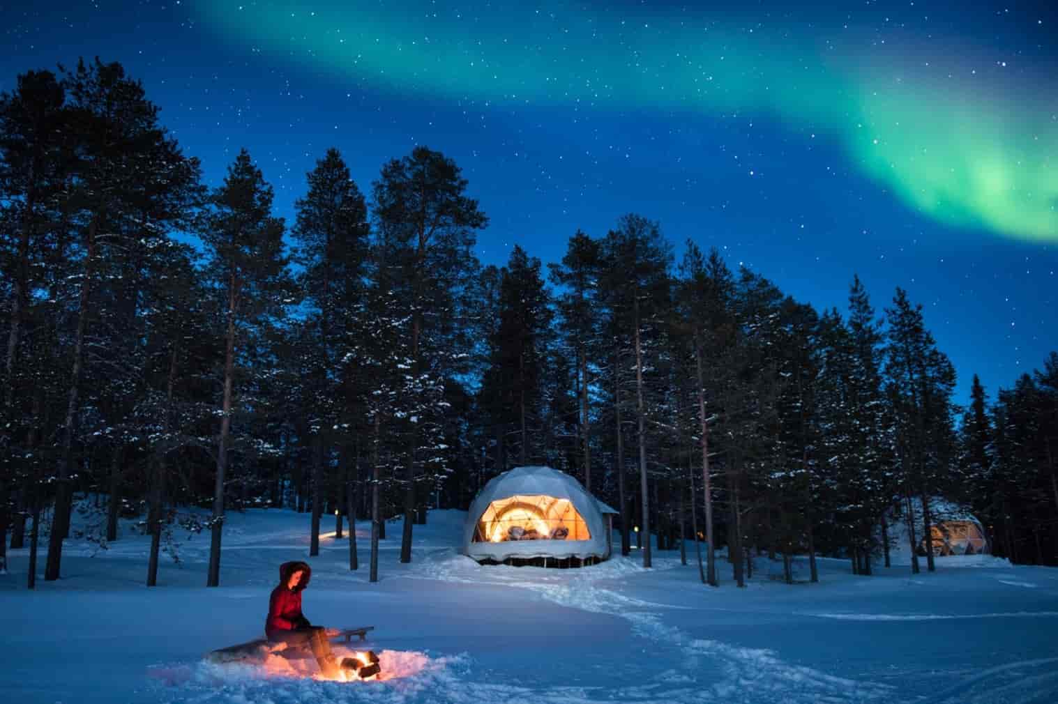 Aurora Boreal Lapônia 