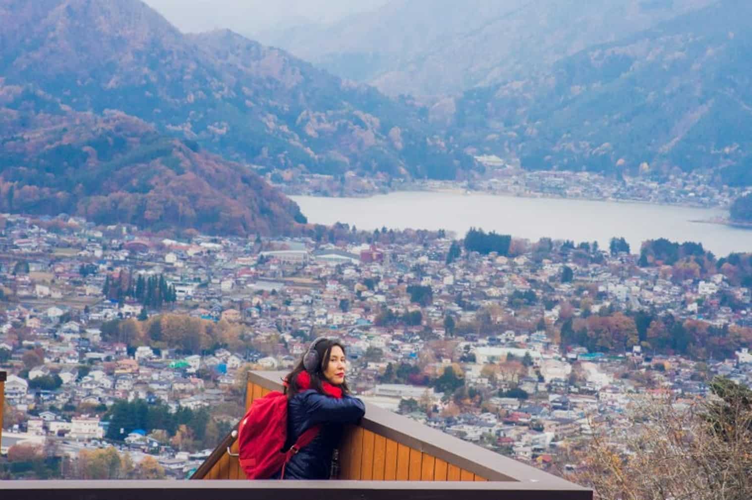 Observando Monte Fuji
