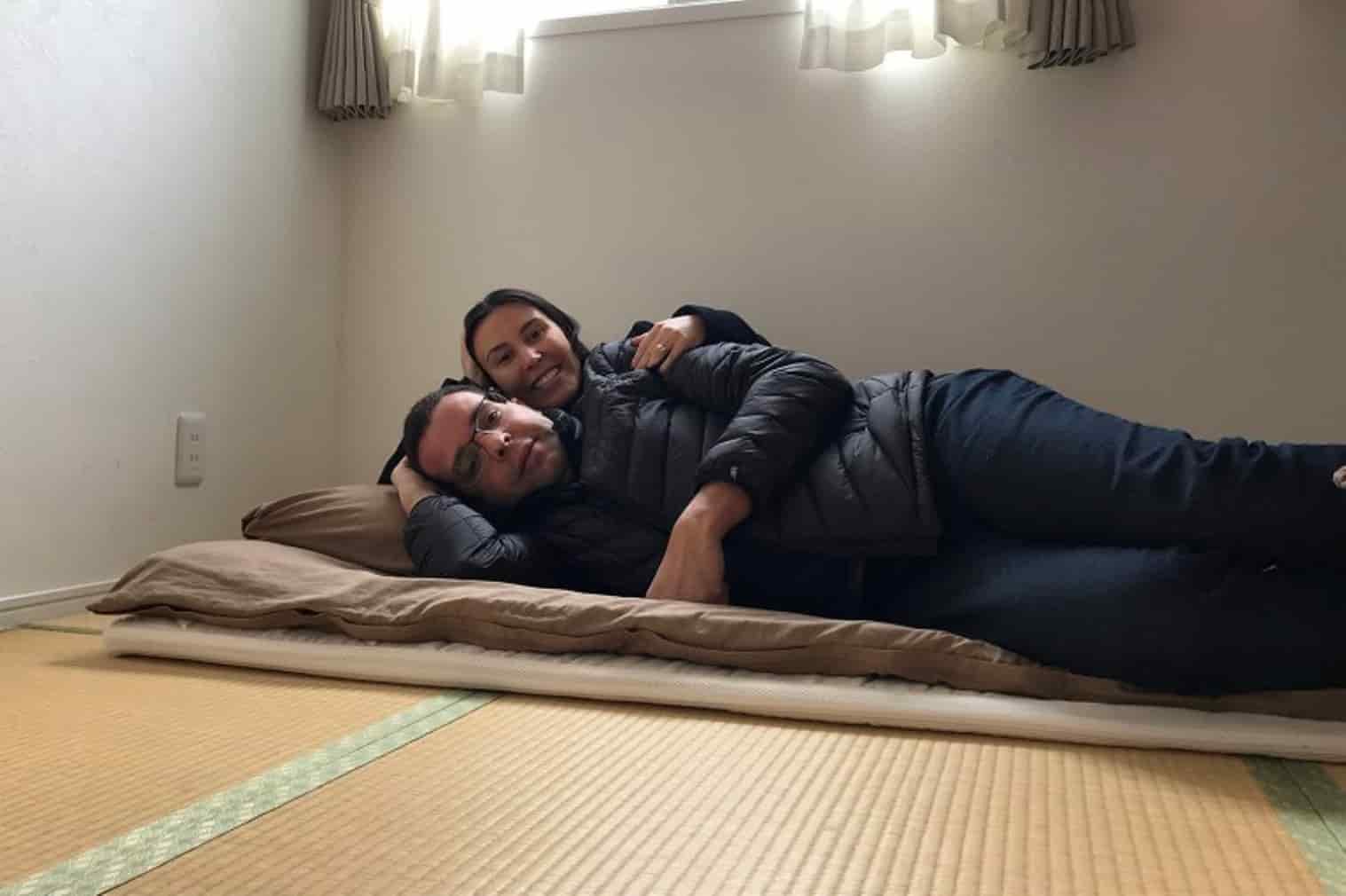 Dormindo em Kyoto 