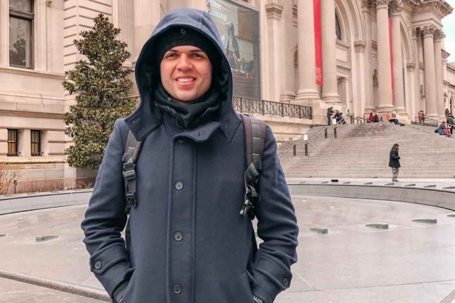 Frio Nova York Janeiro 