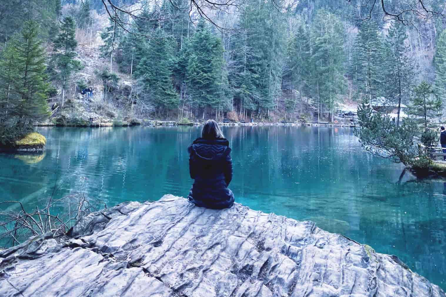 Lago Blausee Azul 