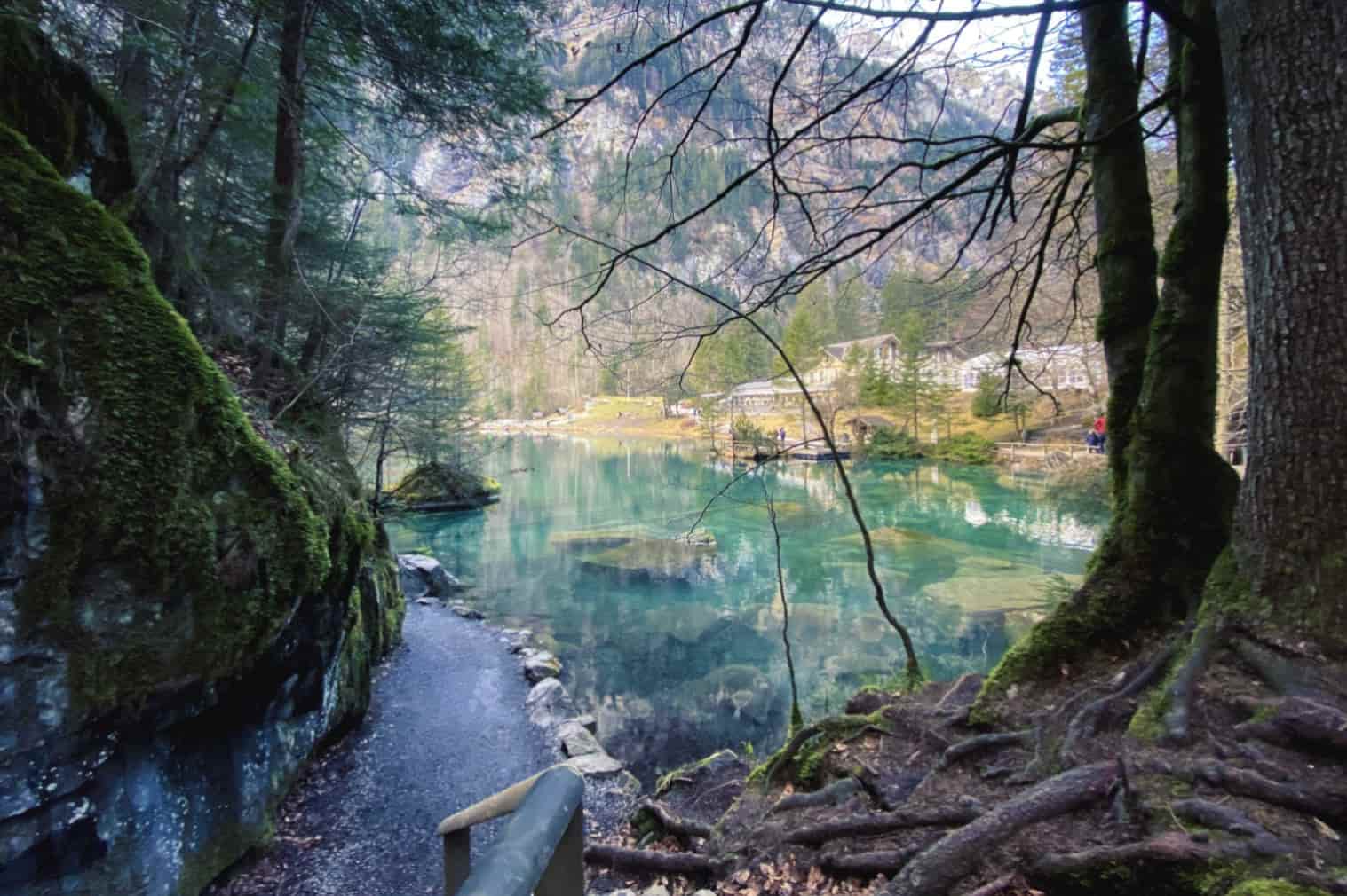 Lago Blausee como chegar Suíça