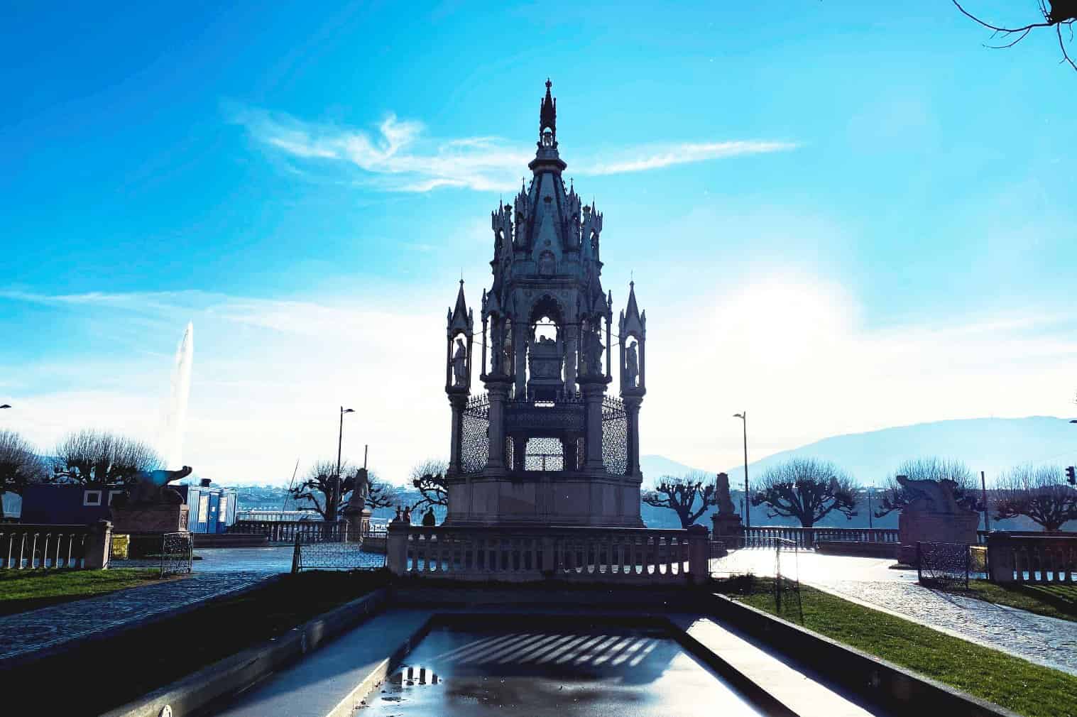 Monumento Genebra Inverno 