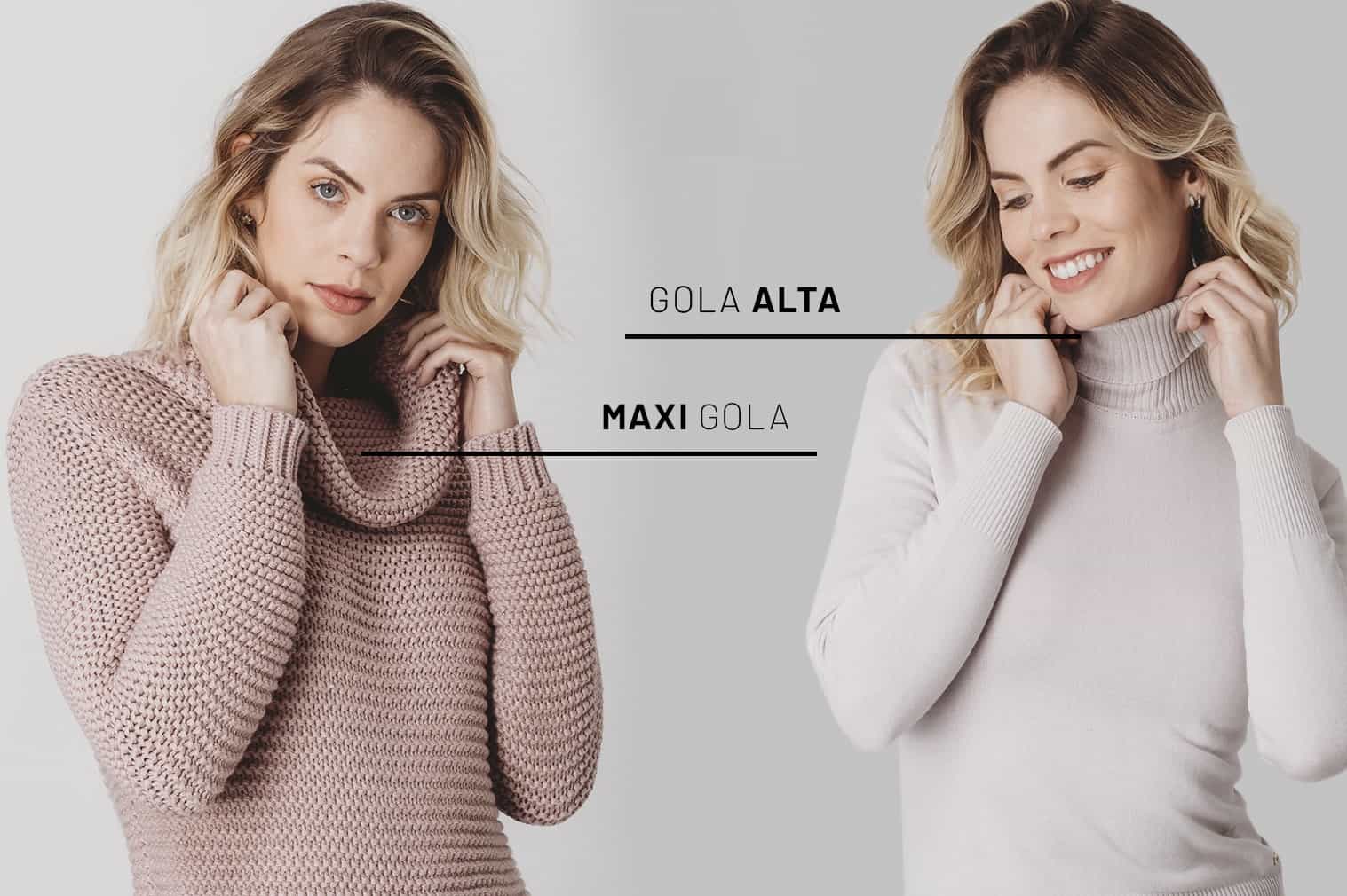 Suéter Gola Alta Boba 