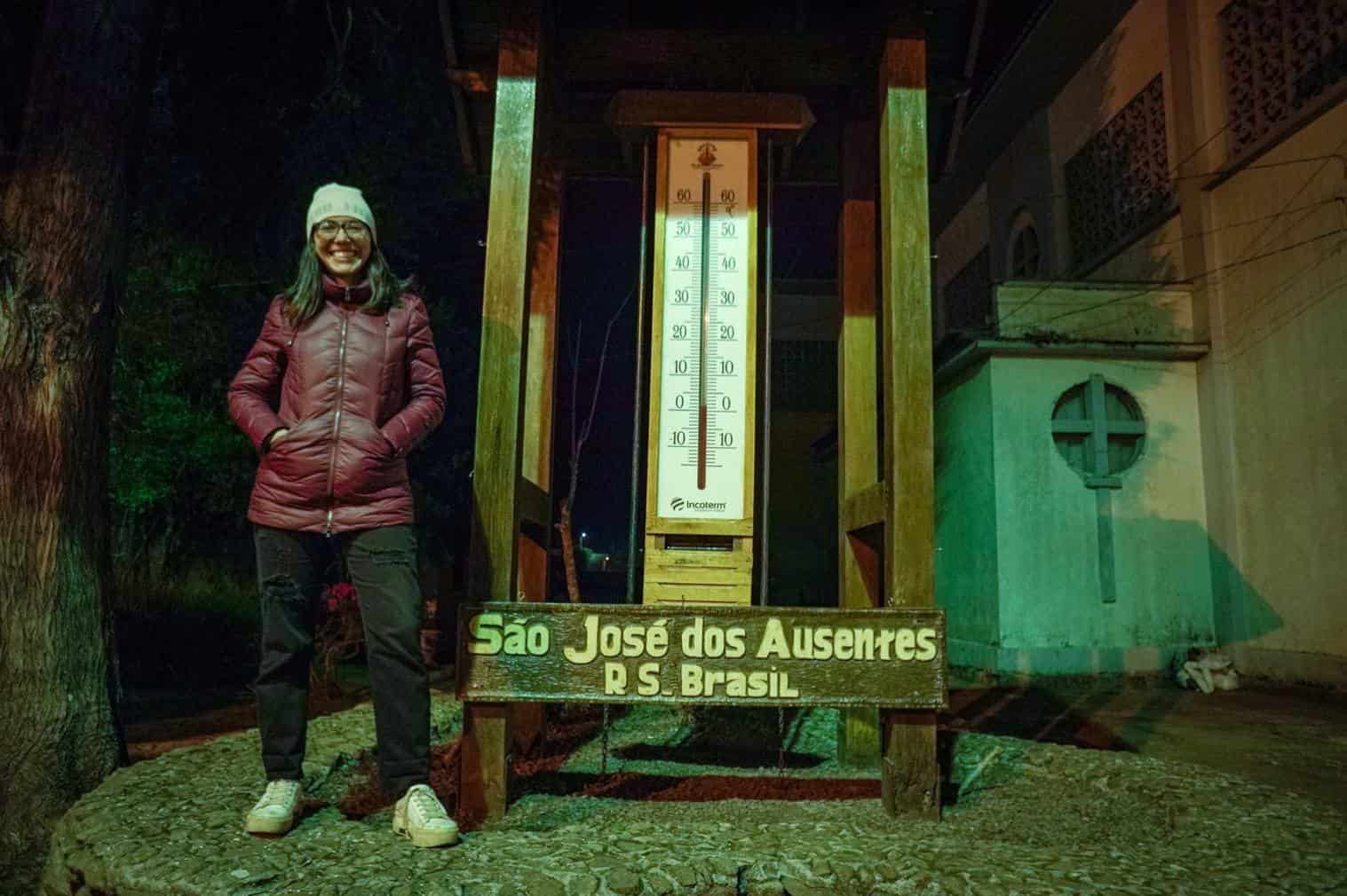 São José dos Ausentes Temperatura