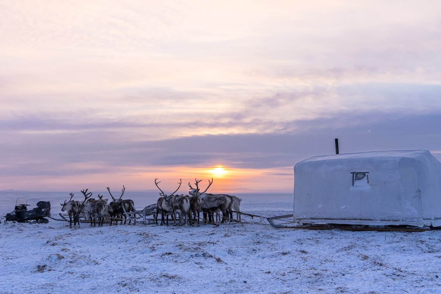 Cidade fria mundo Oymyakon