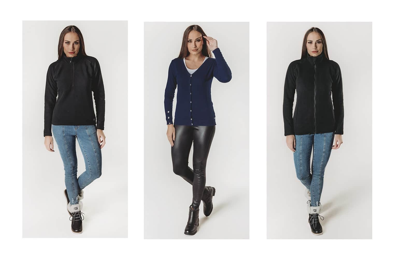 Looks casuais com fleece cardigan