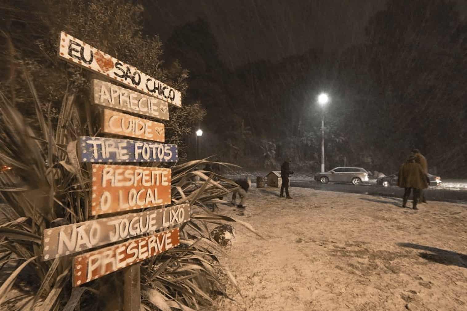 Neve em São Francisco de Paula