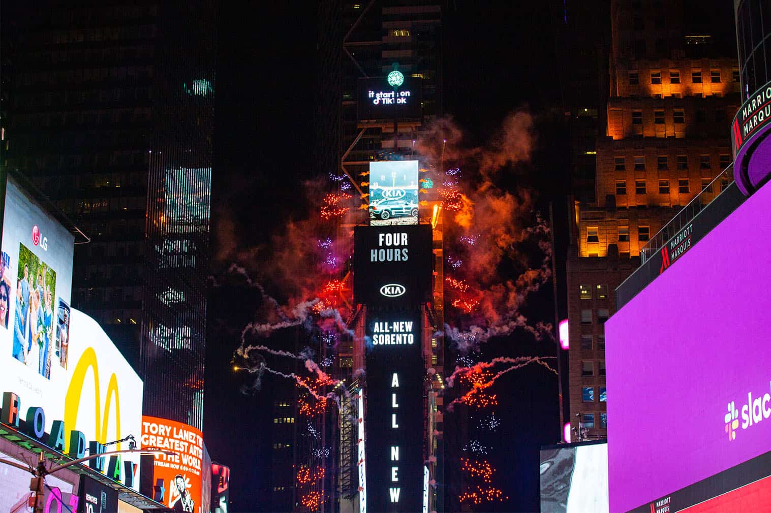 Contagem regressiva na Times Square