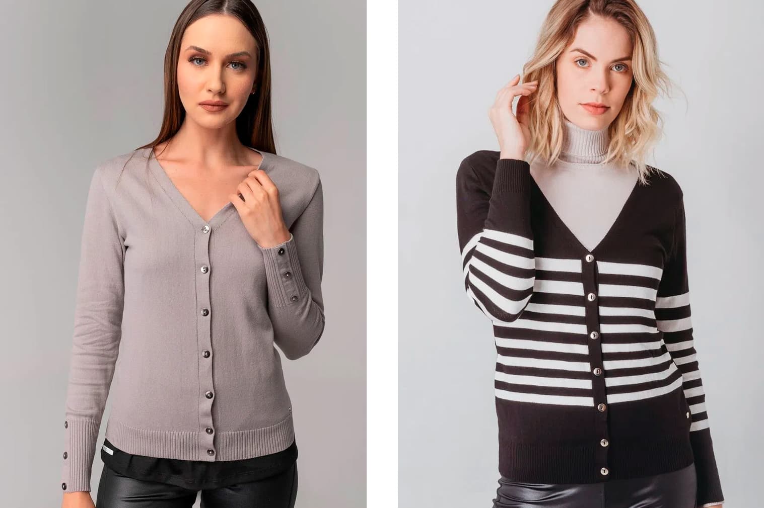 Blusa cardigan feminina Fiero