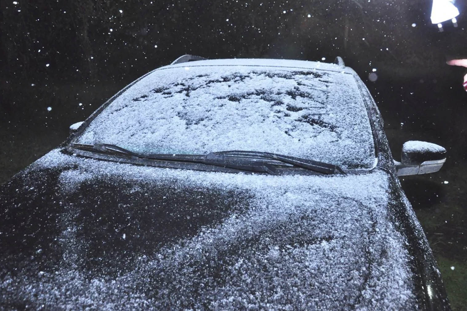 Carro com neve no Brasil