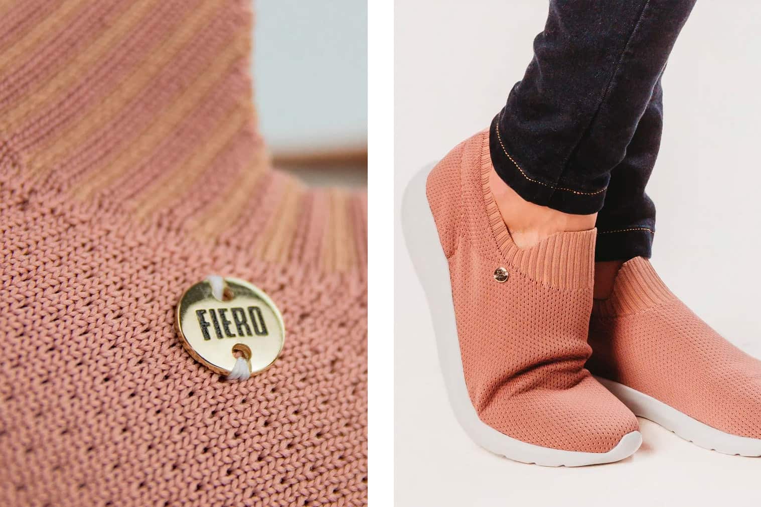 Tenis em tricot fiero