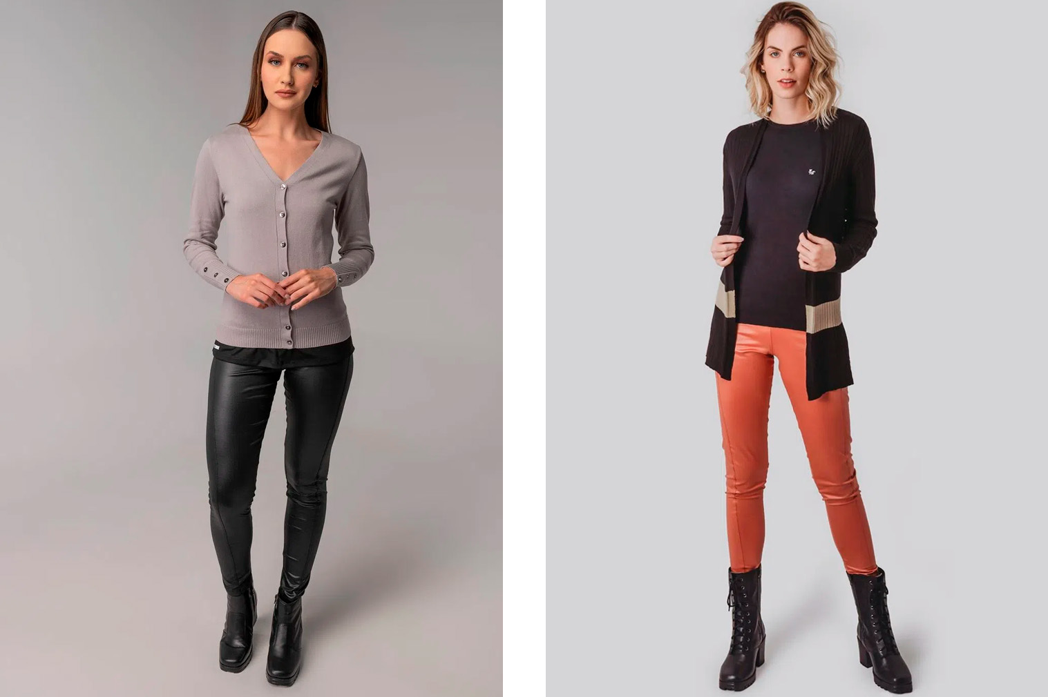 Casacos de tricot looks femininos