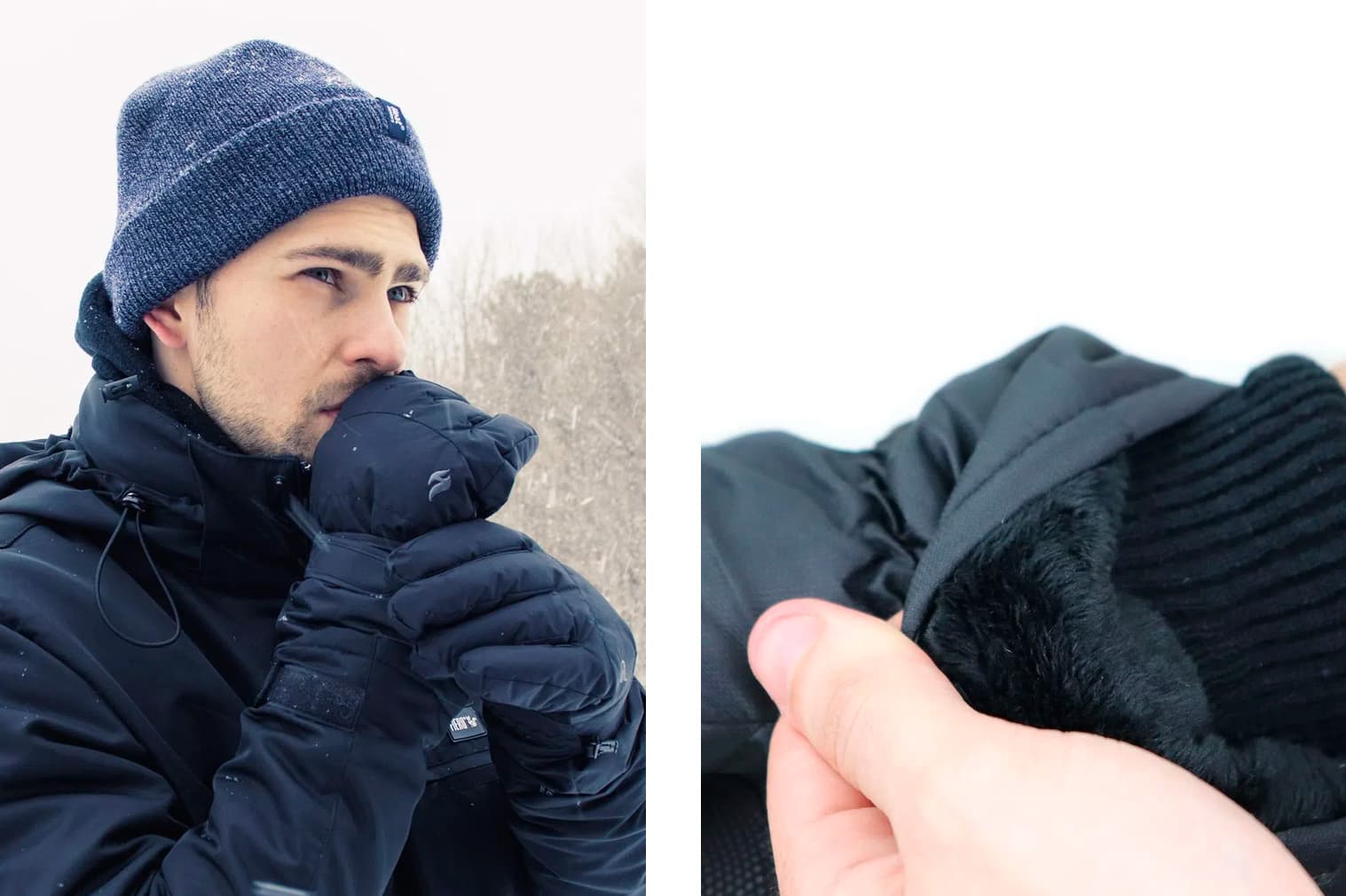 Luva térmica para neve e frio extremo