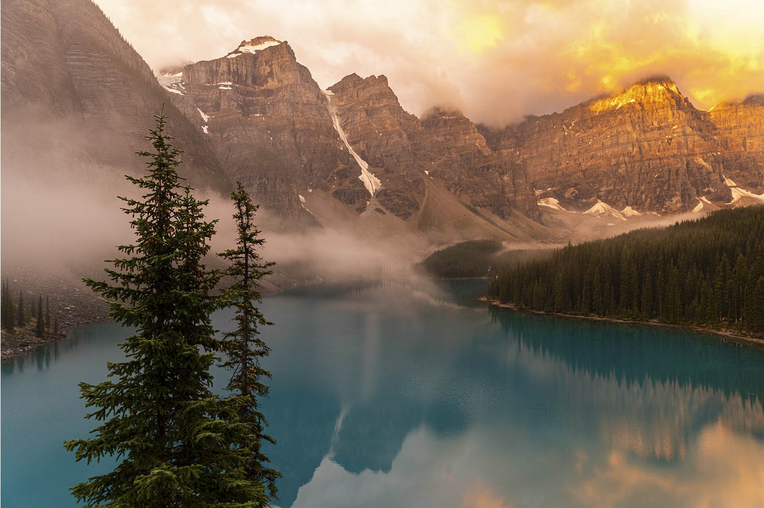 Viajar em julho para Banff Canadá