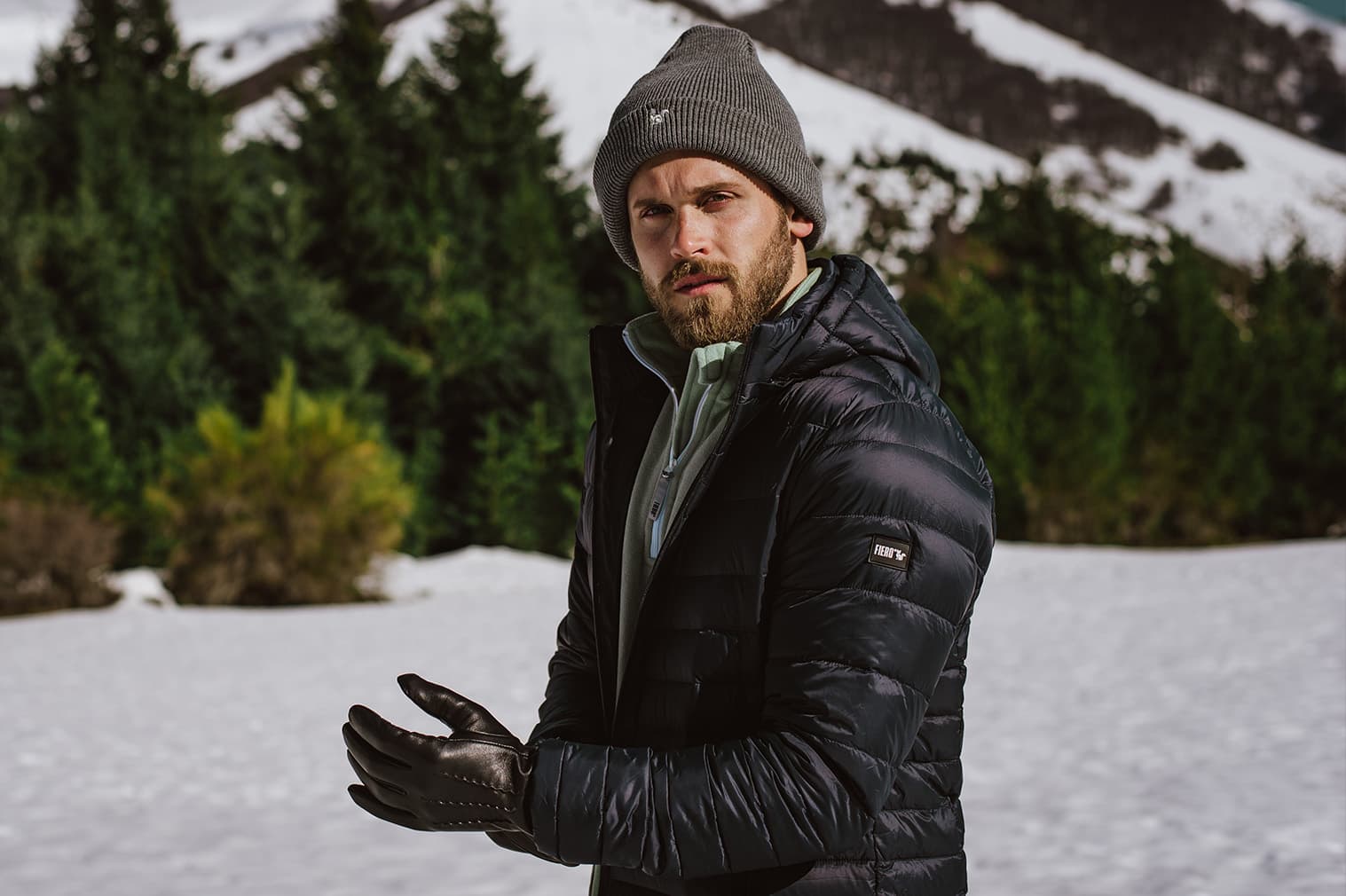 Acessórios masculinos de inverno