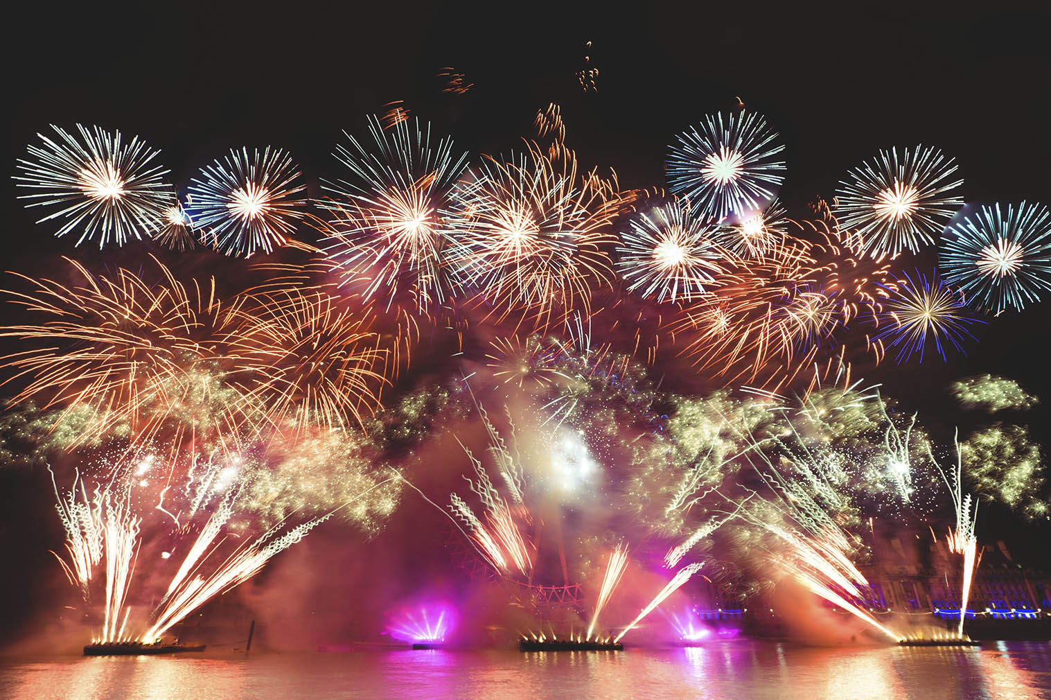 Londres fogos ano novo